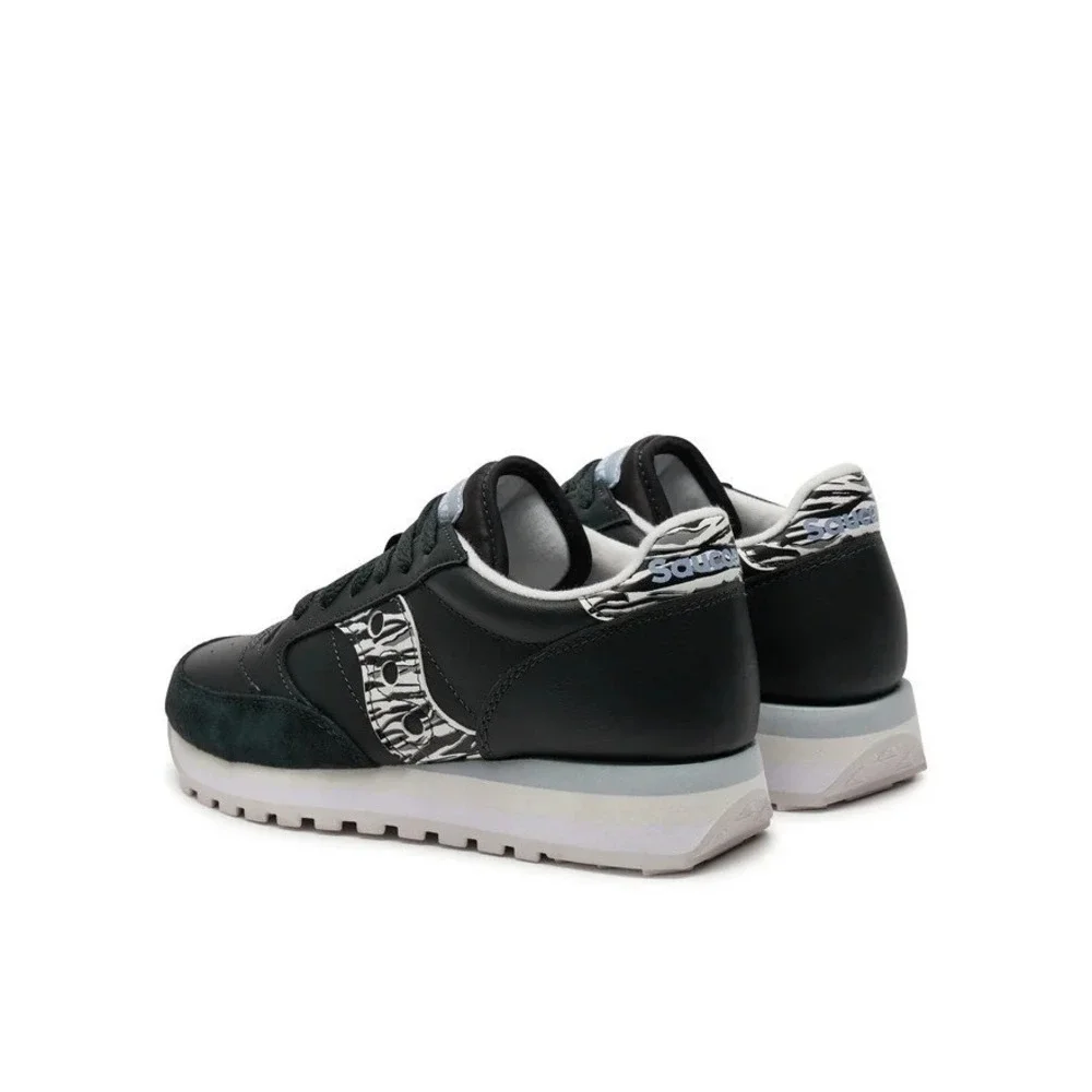 Saucony Jazz Triple Womens Sz 10 Leather Black Zebra Shoes S60793-2 ‎ NEW